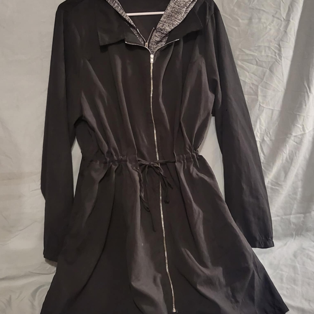Black and Gray Trench Coats with Classic Design
